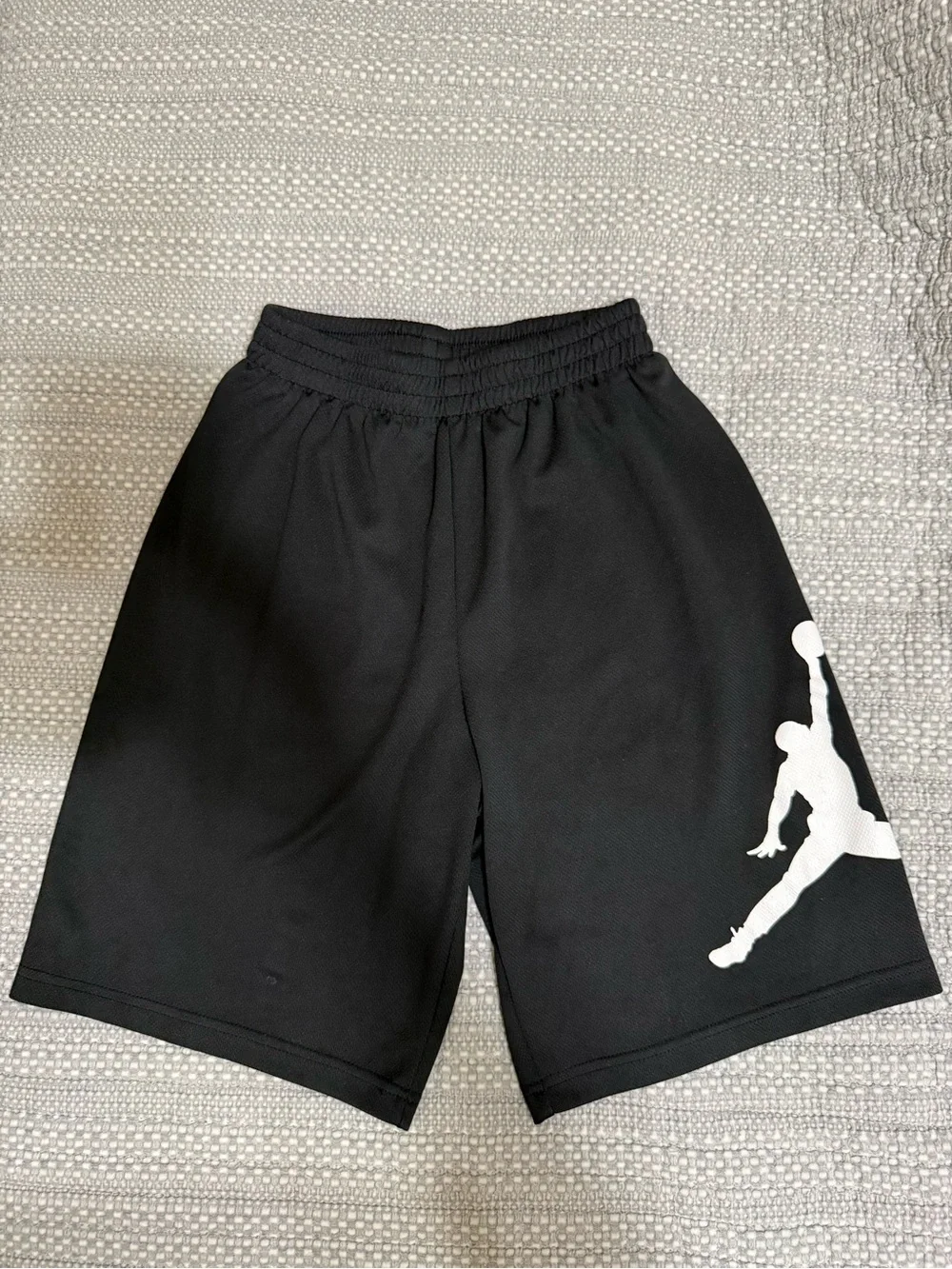 Nike Black Shorts with White Jumpman Logo Size Large 12-13